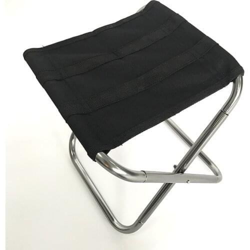 Portable Folding Camping Stool, Lightweight Camping Stool, Large Size Outdoor Foldable Chair for Camping, Travel, Hiking, BBQ