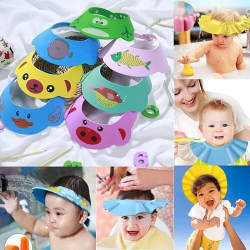Adjustable Baby Shower Cap Protect Shampoo,Kids Bath Visor Hat,Waterproof Cap For Children Infant Hair Wash Shield,Kid Care Tool