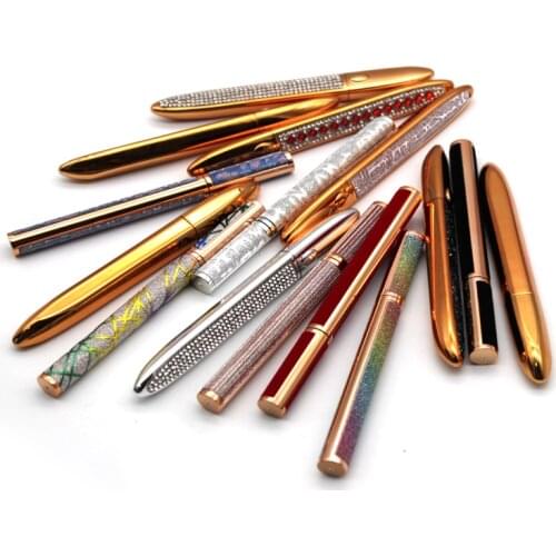 Self Adhesive Black Eyeliner Glue Pen For False Eyelashes Beauty Makeup Multi Use 2 In 1 Smooth Liquid Eye Liner Pens