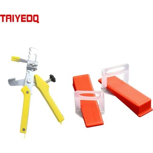 201PCS Tile Leveling System Construction Tool For Ceramic Tile Floor Tile Laying Leveling Tool For Laying Tiles