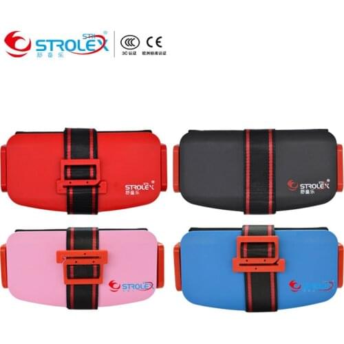 Foldable Child Safety Seat Baby Toddler Booster Seat Cushion Three-point Safety Harness Kids Travel Portable Car Safety Seats