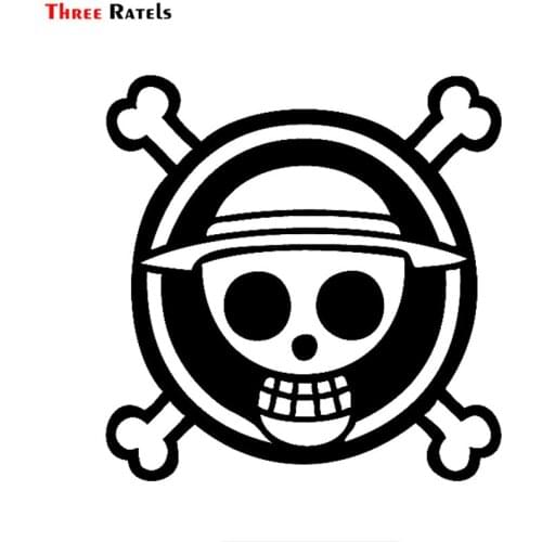 Three Ratels FTZ-23# 15x15cm Anime Logo Cartoon Decal Vinyl Removable Decorative Sticker for Wall, Car, Ipad, Macbook, Laptop