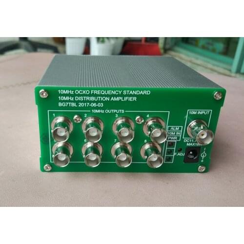 1pcs OCXO benchmark frequency standard 8 port output 10MHz Distribution amplifier