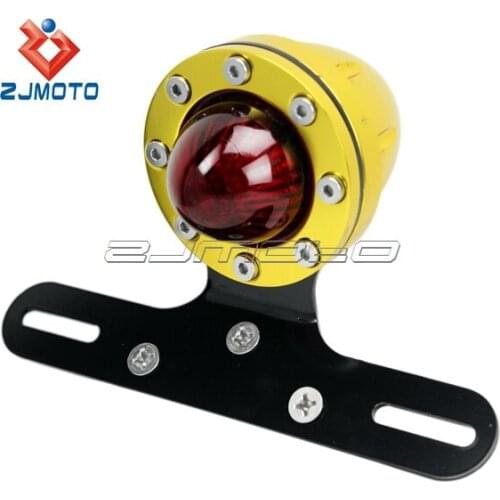 Motorbike LED Rear Light Taillight for XS650 Bobber Cafe Racer and Custom