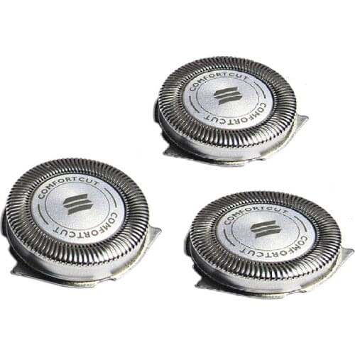 3pcs Shaver Blade Razor Replacement Shaving Head for Philips Norelco SH30/52 HQ64 PT720 PT724 S5010 PT722 S5000 S5082 S5080