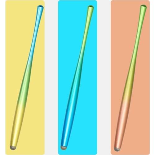 5pcs/lot Universal Gradient Silver Fiber Conductive Cloth Head Stylus Painting Pen Compatible With Most Touchscreen Devices