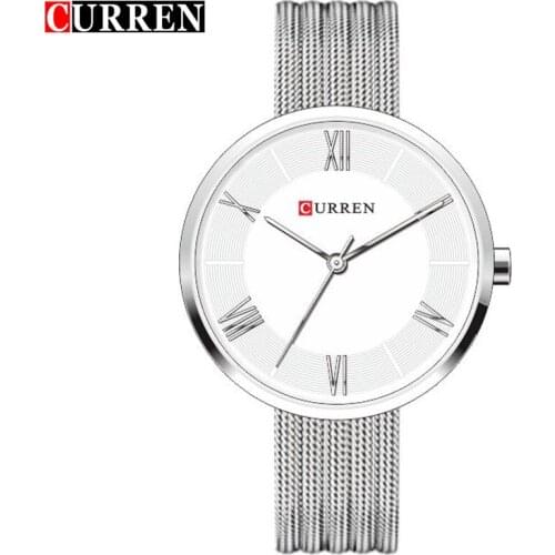 CURREN Luxury Brand Relogio Feminino Clock Golden Women Watch Stainless Steel Watches Ladies Fashion Ladies Casual Watch Quartz