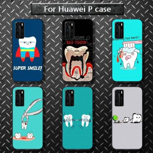 Wisdom Teeth Dentist Tooth LoveClear Phone Cases for huawei P40 pro lite P8 P9 P10 P20 P30 psmart 2019 2017 2018