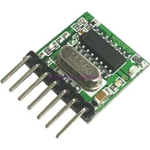 Dhl or fedex 500pcs 433 Mhz Superheterodyne RF wireless transmitter module 1527 Encoding EV1527 Code wide-voltage 3V-24V