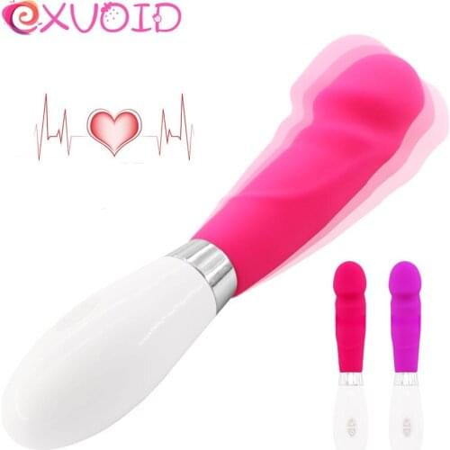 EXVOID G-spot Massager Vibrator Clitoris Stimulate Adult Sex Toys for Women Strong Vibration Dildo Vibrators for Woman Silicone