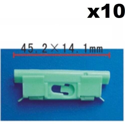 10x For Honda Accord Front Windshield Trim Molding Plastic Front Glass Clips / Front windshield fixed buckle