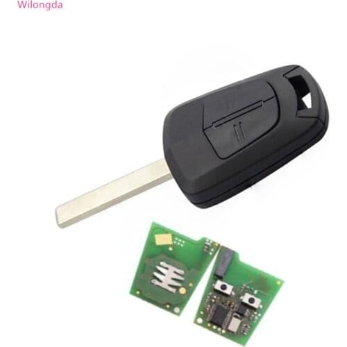 Wilongda Car key 3 button Remote Key PCF7941 (Hitag 2) 434mhz for Opel Corsa D auto key