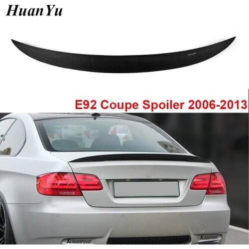 MP Style Carbon Fiber Ducktail for BMW 3 Series E92 & M3 2-Door Coupe Rear Spoiler Lip Wings Trunk Tail 2006-2013 320i 330i