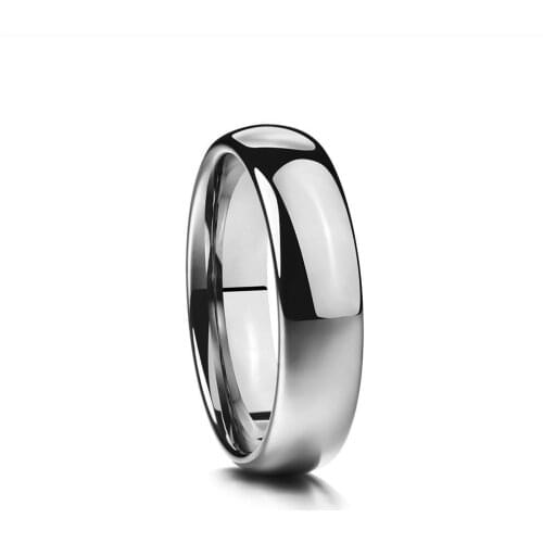Mens Rings 6MM Wedding Engagement Band Tungsten Carbide Ring Trendy Male Band Ring Jewelry USA Size 7-12