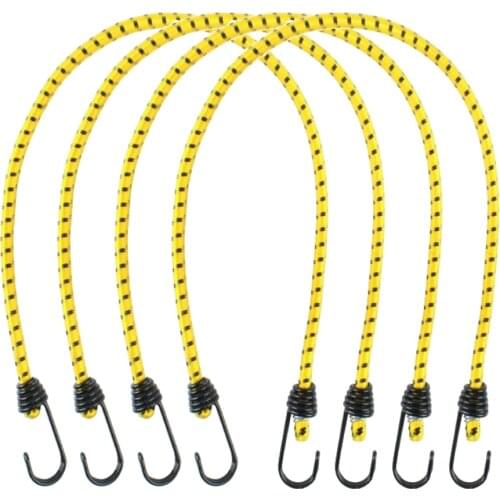 Set of 4 Strong Elastic Bungee Rope Shock Cord Lightweight Luggage Straps