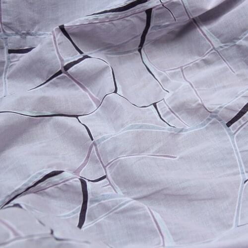 High quality cotton fabrics Geometric printing tissu High grade comfortable gown dress cheongsam patchwork