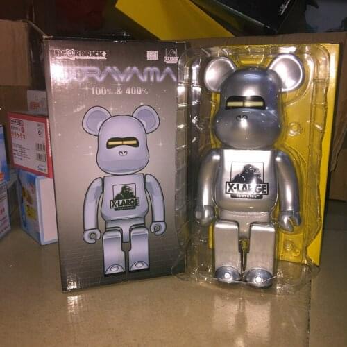 X-LARGE Bearbricklys Action Figures Block Bear PVC Model Figures Toys Christmas Gifts 400