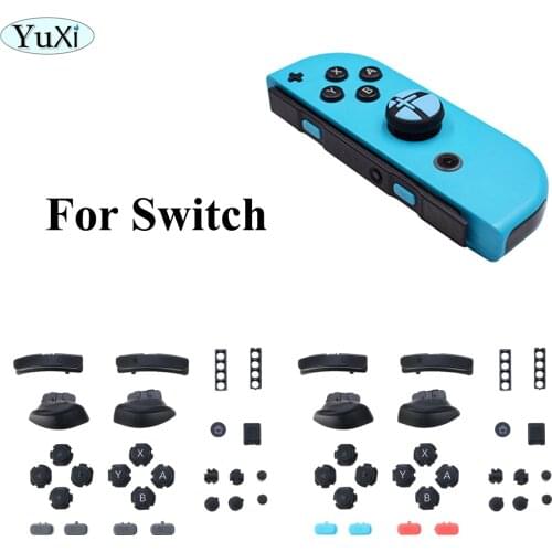 YuXi Replacement ABXY Direction Keys SR SL L R ZR ZL Trigger Full Set Buttons for Nintendo Switch JoyCons