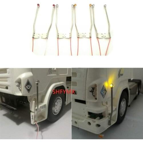 1/14 Rc Truck Trailer Tractor Light For Tamiya Scania R620 56323 R730 6X4 8X4 Model Car