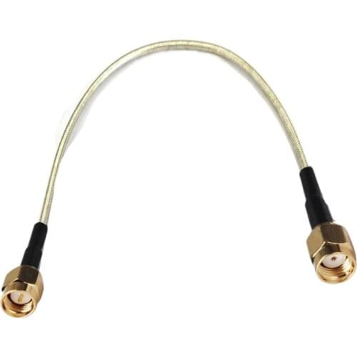 10pcs RP-SMA Male to SMA male RG402 0.141" RF Semi-rigid Coax Coaxial Connector Cable 50ohm 10/15/20/30/50cm