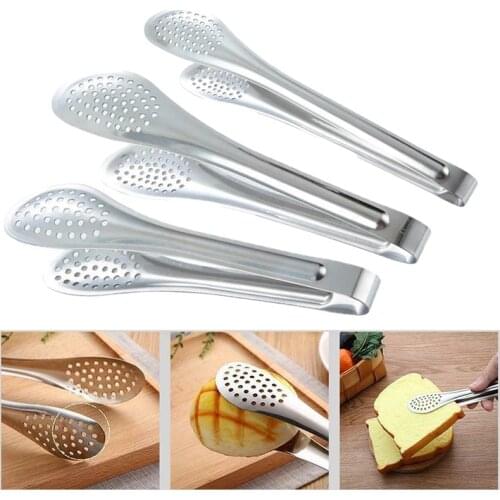 Non-Stick Kitchen Tongs Anti-scalding Bread Food Clip Barbecue Clip Steak Tong Kitchen Tools Grill Accessories