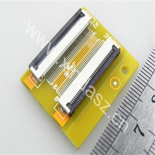 Free shipping 40*20mm 0.5mm pitch 40pin to 40pin Extention Adapter plate ffc fpc converter board