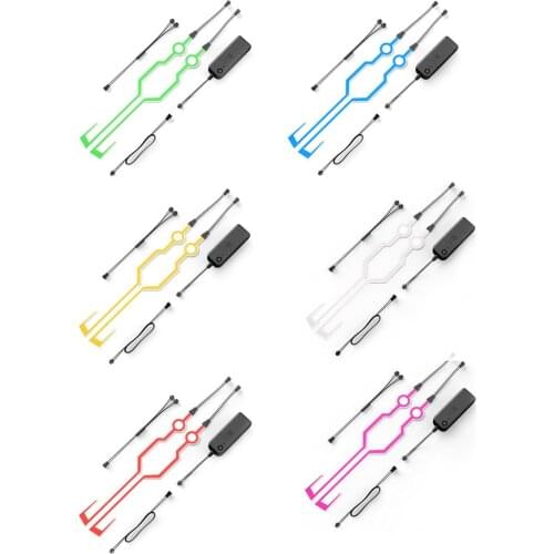 Helmet Decoration Light Bar Sticker Helmet LED Cold Light Stripe Luminous Decals Helmet Accessories Light