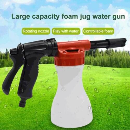 Car Washing Gardenning Large Capacity Foam Jug Water Gun 800ml Bottle Snow Foam Spray Gun Sprayer Lance Uses Hose Pipe Spray