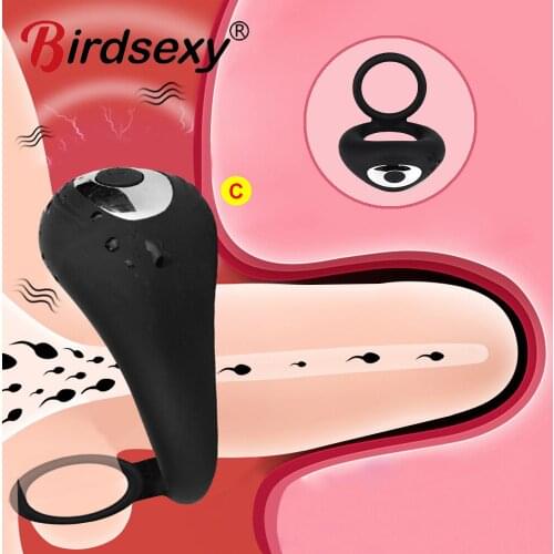 Vibrator Cockring Penis Cock Ring Sex Toys for Man Delay Ejaculation Sex Toys for Men Couple Rings Penisring Toys for Adults 18