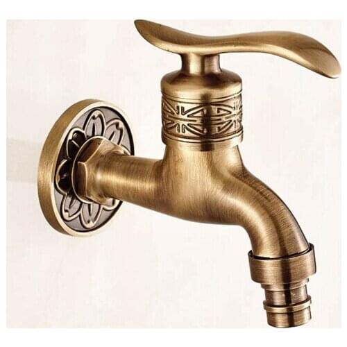 Brass Antique bronze bibcock, cold tap, washing machine faucet, toilet bibcock, copper bibcock,tap,Garden faucet