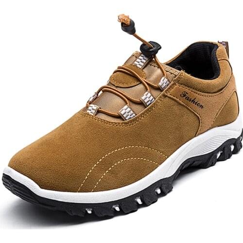 New Outdoor Sports Camping Shoes For Men Tactical Slip-on Hiking Shoes For Summer Autumn Leisure Breathable Waterproof Shoes