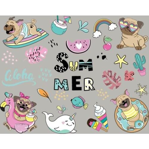 Funny Patches For Clothes Patch Iron On Vinyl Tops Diy Fashion Appliqued Heat Transfer Stickers On Clothes Washable