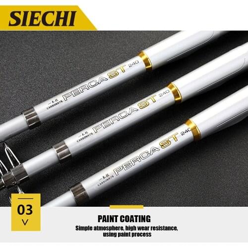 2020 New Fishing Rods Super Hard Telescopic Fishing Rod 99% Carbon Fiber 2.1-3.6M for Sea Fishing Fishing Rods