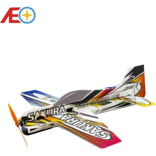 New EPP Foam Micro 3D Indoor Airplane SAKURA Lightest plane KIT (UNASSEMBLED )RC airplane RC MODEL HOBBY TOY HOT SELL RC PLANE