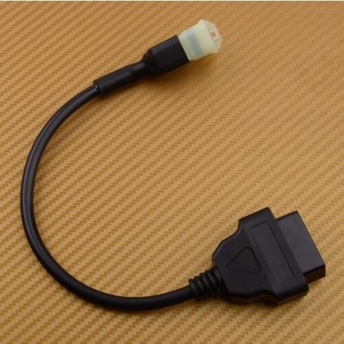 Motorcycle OBD2 Diagnostic Code Reader Cable Adapter 4 Pin Fit for Honda ATV CRF1000 CB1100 NC750 CBR1000RR CBR600RR VFR 800