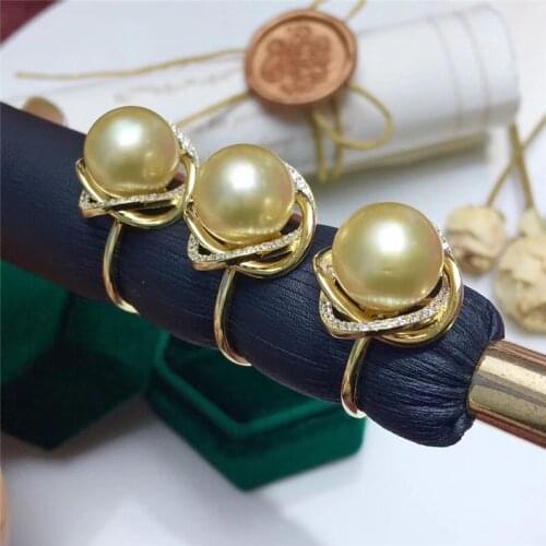 Fashion Popular Ring Base Mountings Findings Settings Adjustable Ring Jewelry Parts Fittings Accessories for Pearl Beads Stones