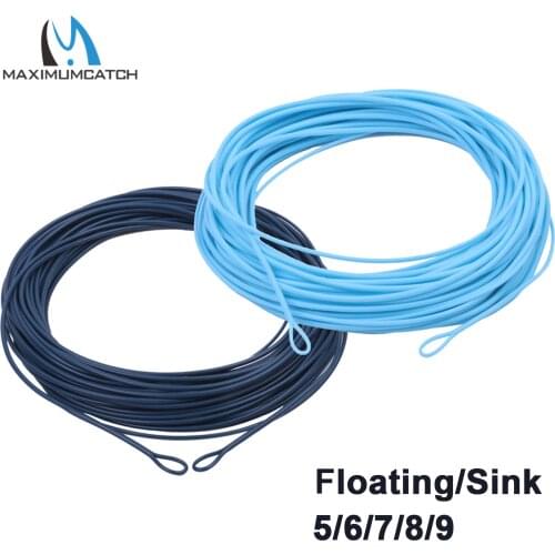 Maximumcatch Shooting Head Fly Line 5S/6S/7S/8S/10F 9.5M Floating/Sinking Fly Line With 2 Welded Loops