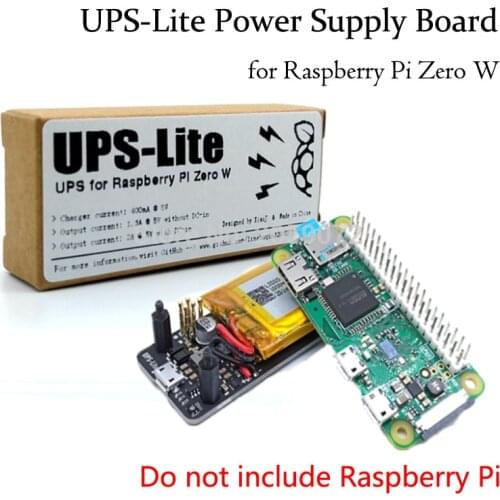 Raspberry Pi Zero W UPS-Lite Power Supply Board Power Battery power i2c MAX17040G indicator