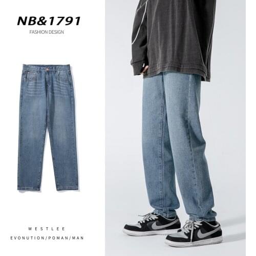 SHAN BAO Loose Jeans For Men