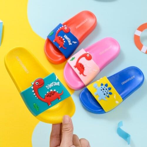 New Children Slippers Cute Cartoon Boys Slippers Non-slip Home Flip Flops Outdoor Casual Sandal Girls Slippers Kids Shoes Summer