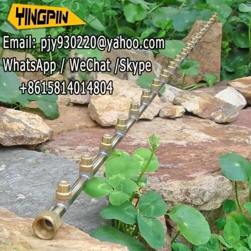 Stainless steel tube straight strip multi-head adjustable water-cooled atomization system