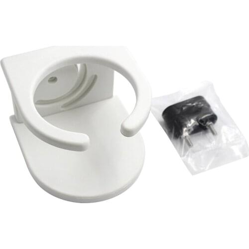 Marine Boat Car RV Universal Drink Holder with Suction Cup White Thickened plastic