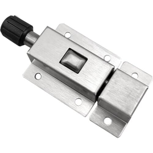 High-quality stainless steel bathroom door and window spring latch safety bolt lock household hardware accessories