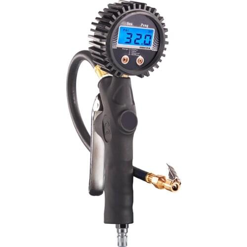 High-precision digital display tire inflation gun four-in-one with vacuum tire pressure gauge DP-703D