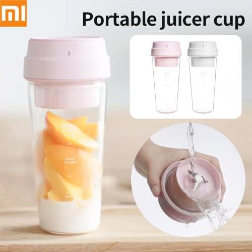 Xiaomi 17PIN Portable Juicer Cup 400ML USB Rechargeable Fruit Juicing Mixers Blender Squeezer Machine Bottle