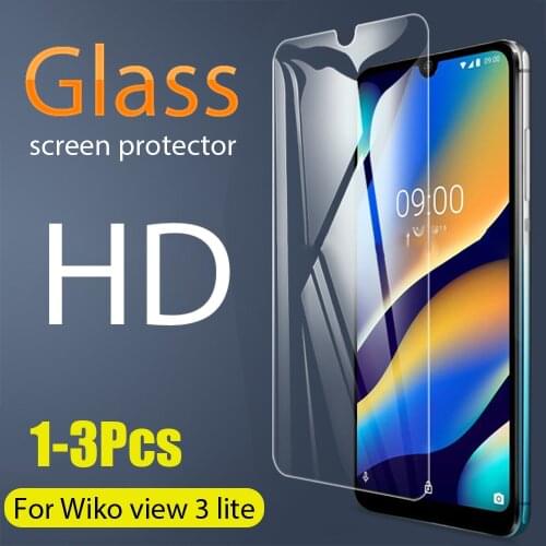 1-3 Pcs Full Tempered Glass For WIKO View2 3 Pro View3 4 Lite Screen Protector tempered for View 3 4 View5 Plus Protective Film