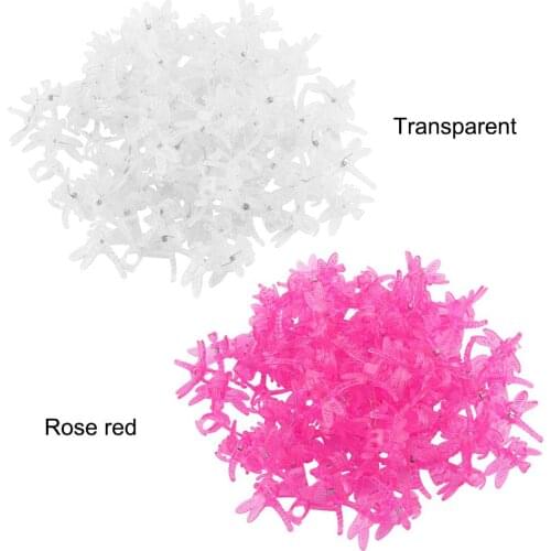 100Pcs Plant Orchid Clip Stem Clips Grow Upright Orchid Support Vegetables Farm Flowers Fruit Tied Bundle Branch Garden Tools