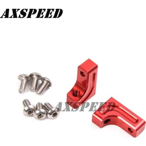 2PCS Aluminum Servo Mount Red For 1:10 RC Axial SCX10 Crawler Car