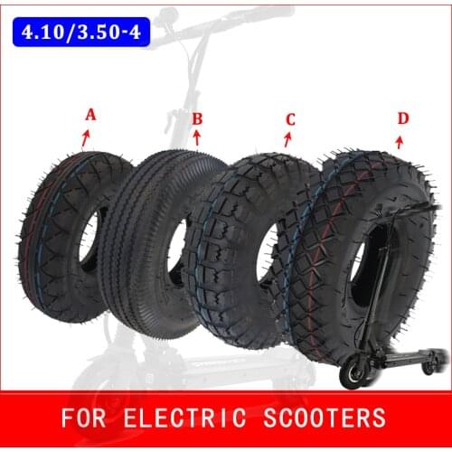 410/350-4 4.10/3.50-4 Inner Outer Tyre Pneumatic Tire for ATV Quad Go Kart 47cc 49cc Electric Scooter Trolley Accessories
