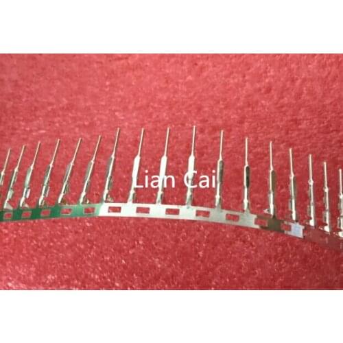 Free shipping 1000pcs 2.54mm Dupont Jumper Wire Cable Housing Male Connector Terminal Crimps